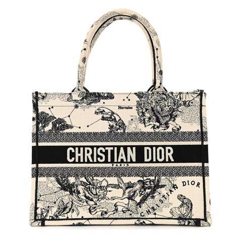 CHRISTIAN DIOR Canvas Zodiac Toile De Jouy Embroidered